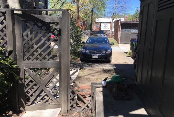 English Village of Richmond, VA Tudor Trellis Wood Work